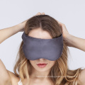 Weighted Eye Mask Grey Filled with Clay Beads Heavy Bamboo Sleep Mask